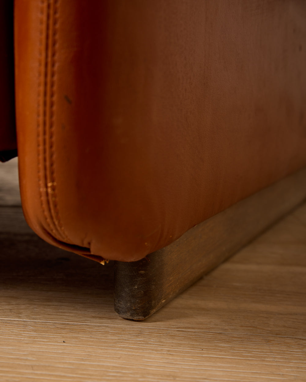 Pair of Italian Leather Armchairs