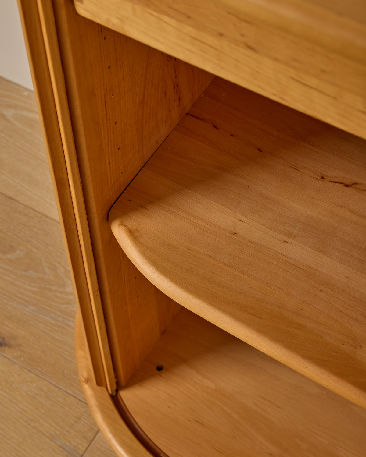 Maple Cabinet with Tambour Doors