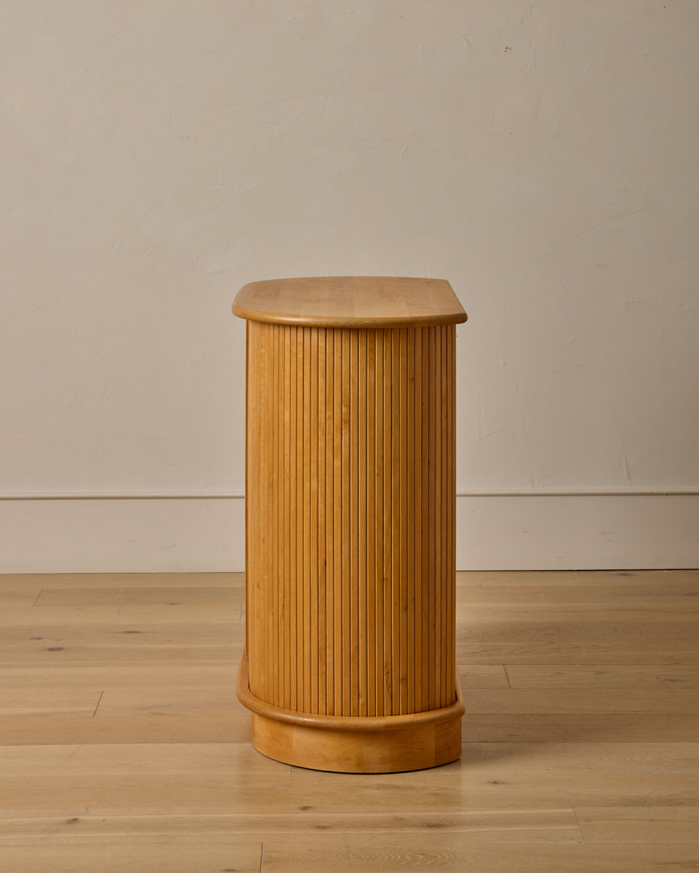 Maple Cabinet with Tambour Doors