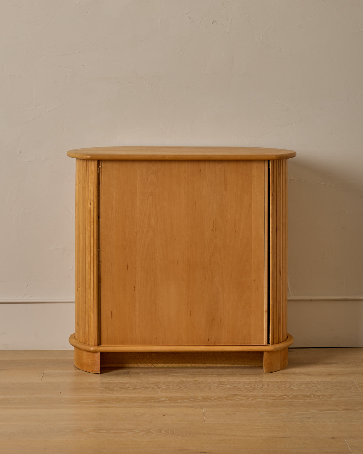 Maple Cabinet with Tambour Doors