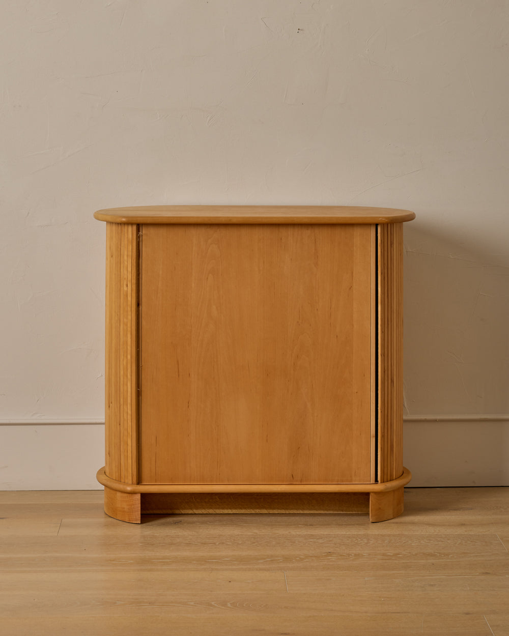 Maple Cabinet with Tambour Doors