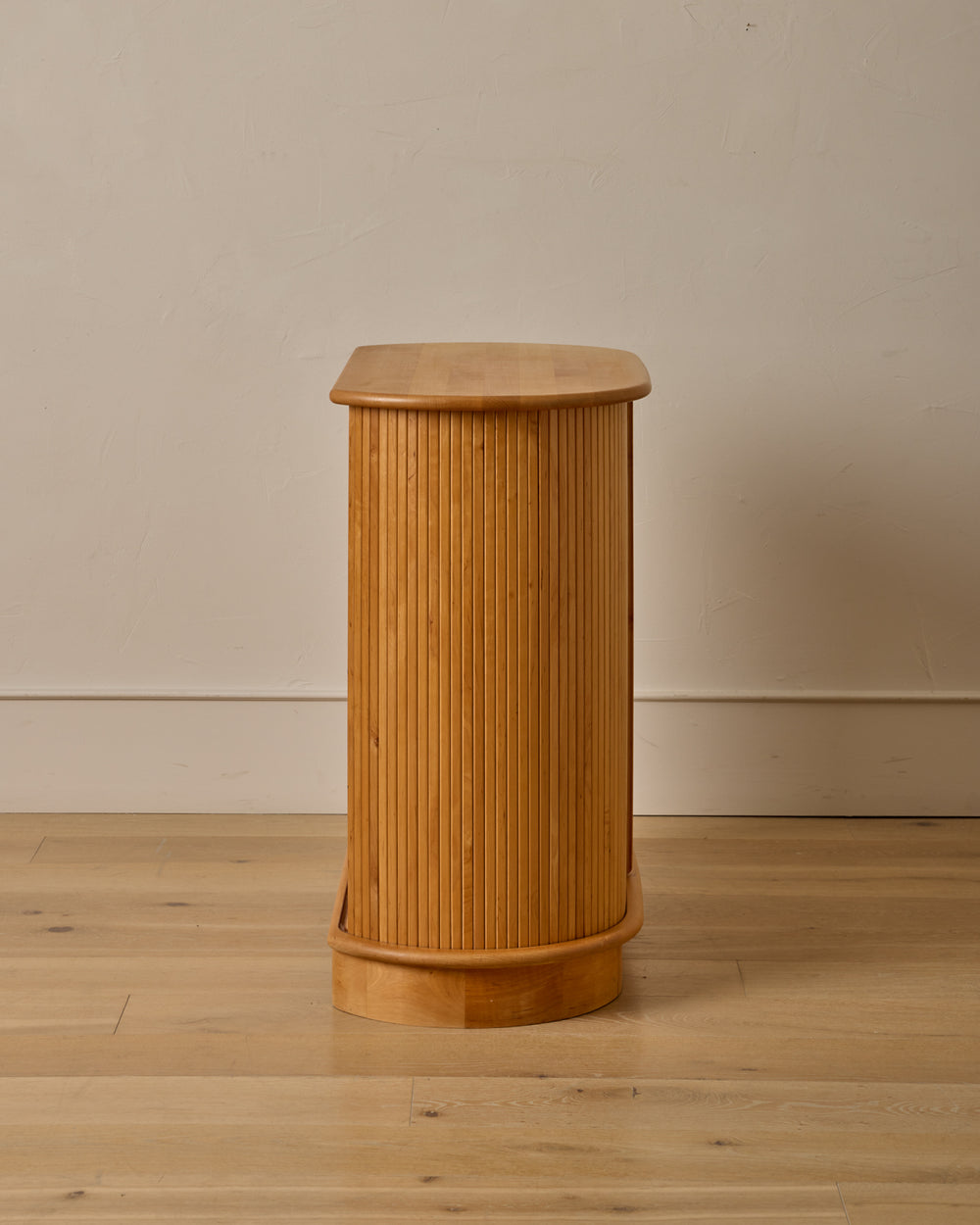 Maple Cabinet with Tambour Doors