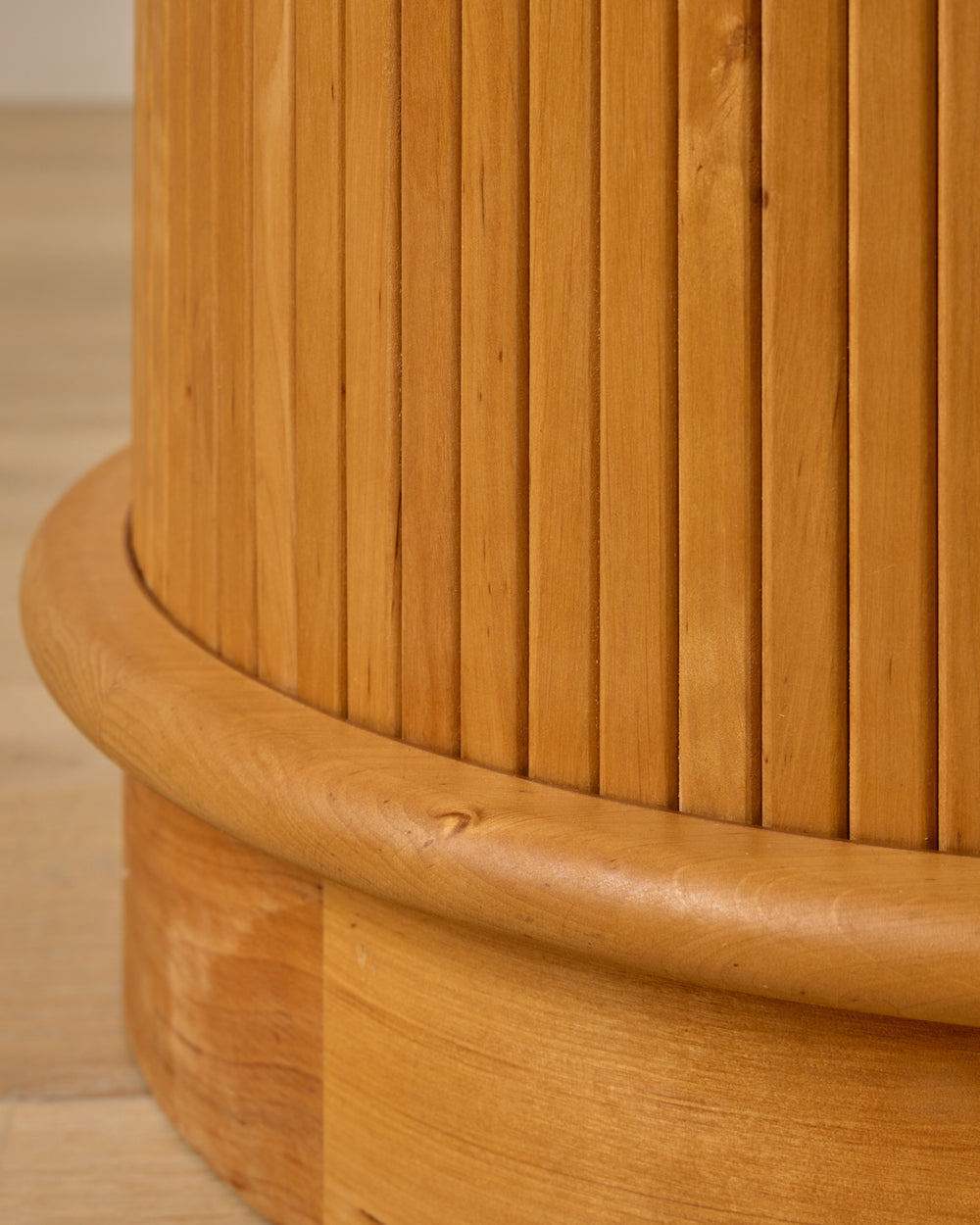 Maple Cabinet with Tambour Doors