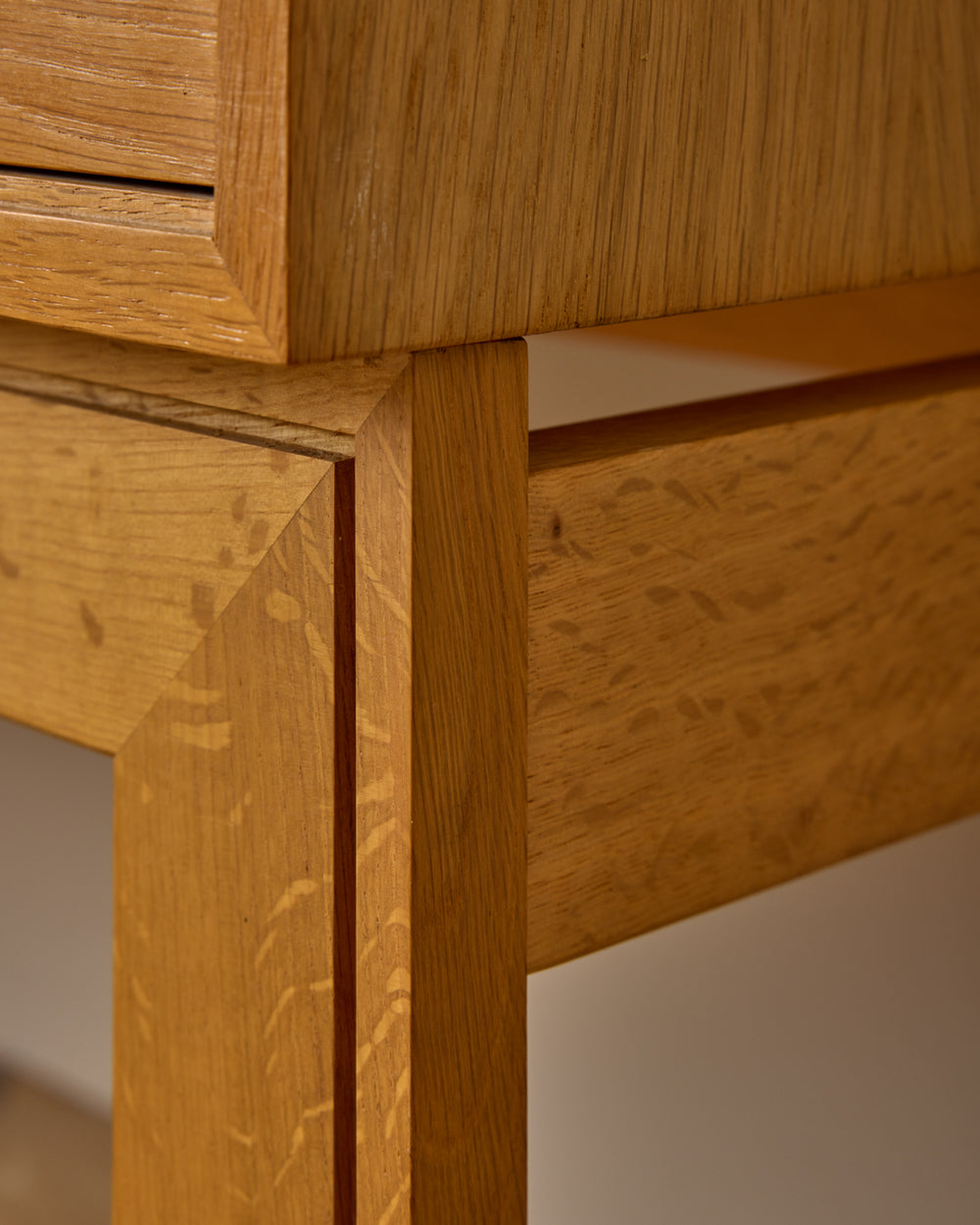 Oak Cabinet with Drawers by Rud Thygesen & Johnny Sorensen