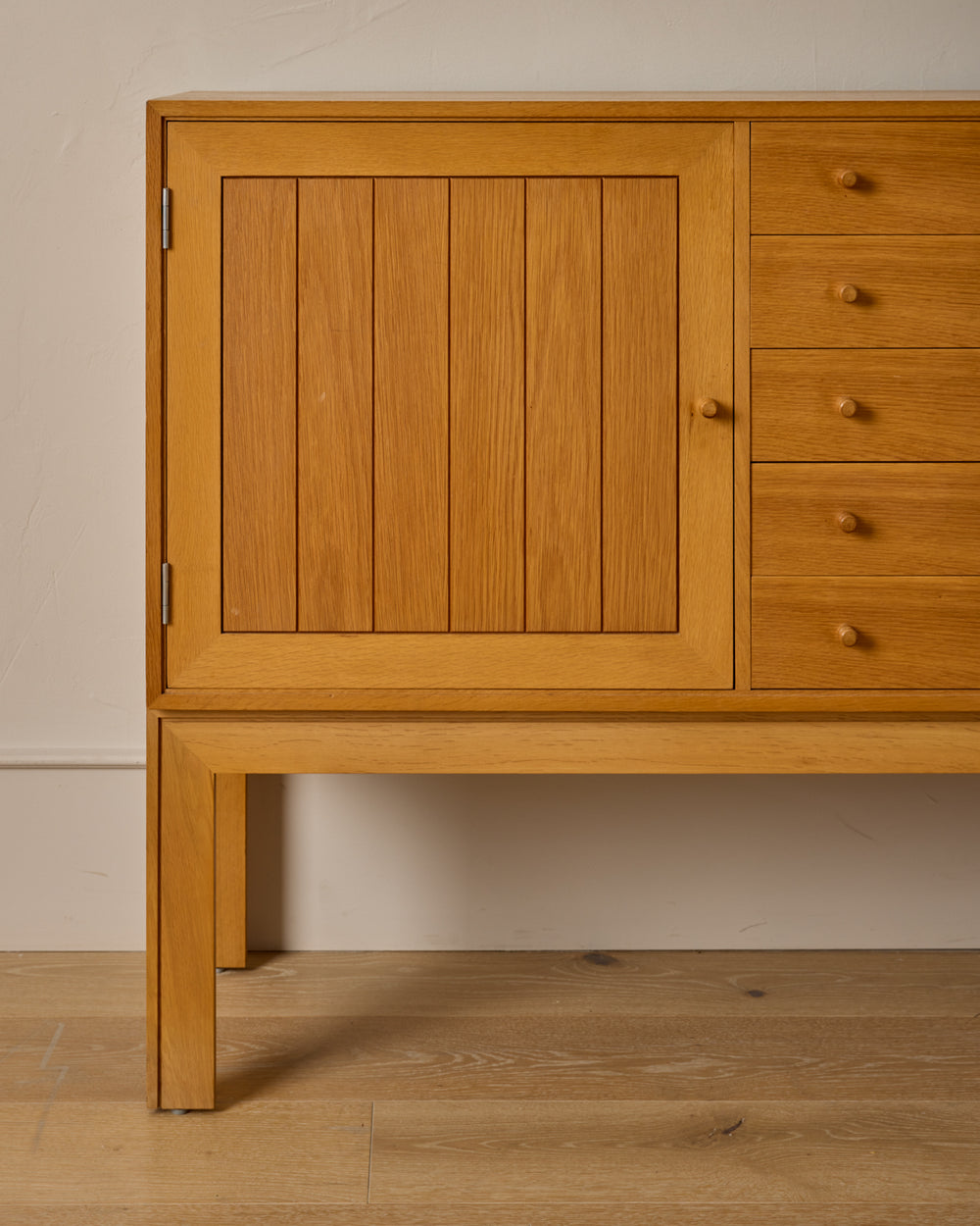 Oak Cabinet with Drawers by Rud Thygesen & Johnny Sorensen