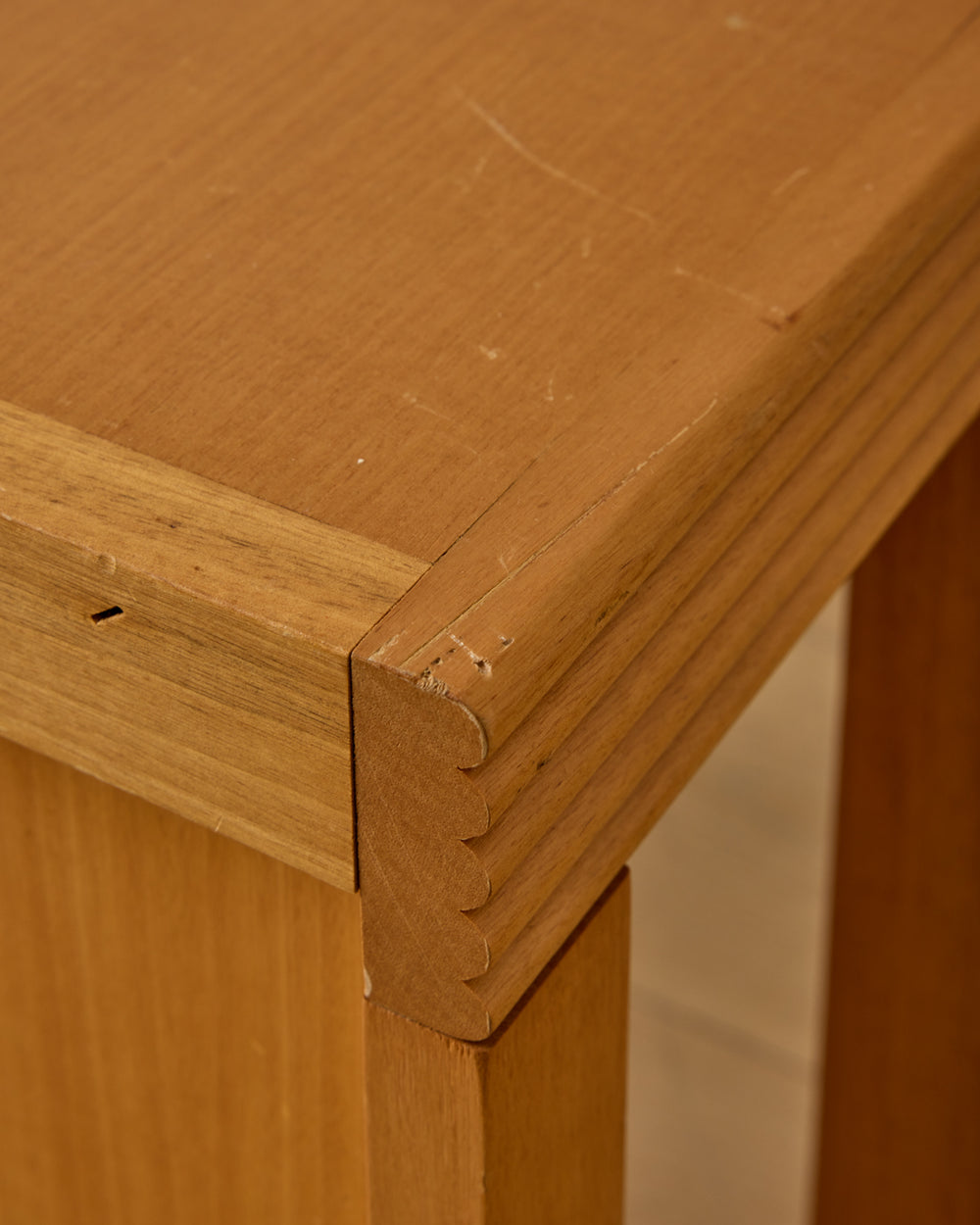 Pair of French Elm Side Tables