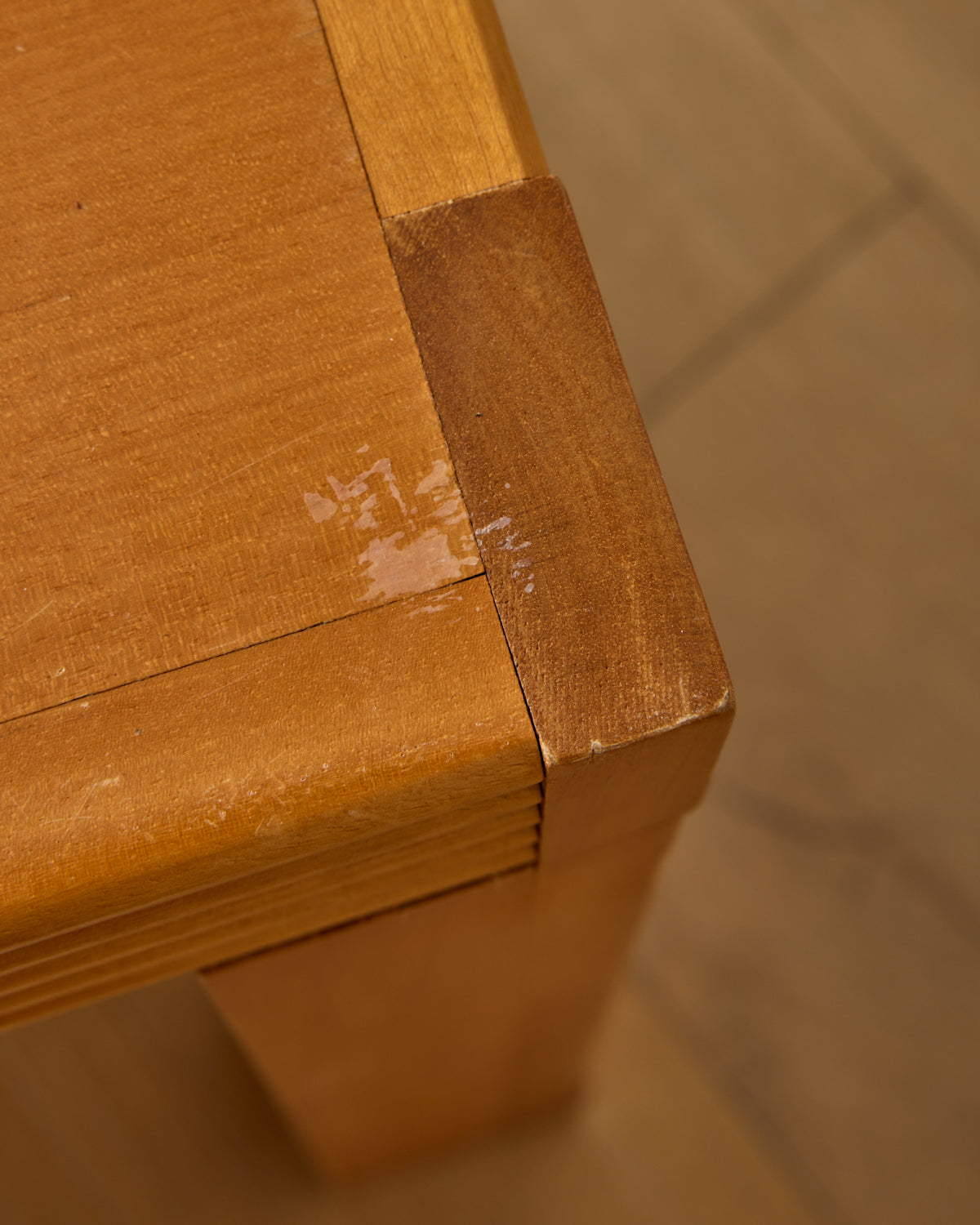 Pair of French Elm Side Tables