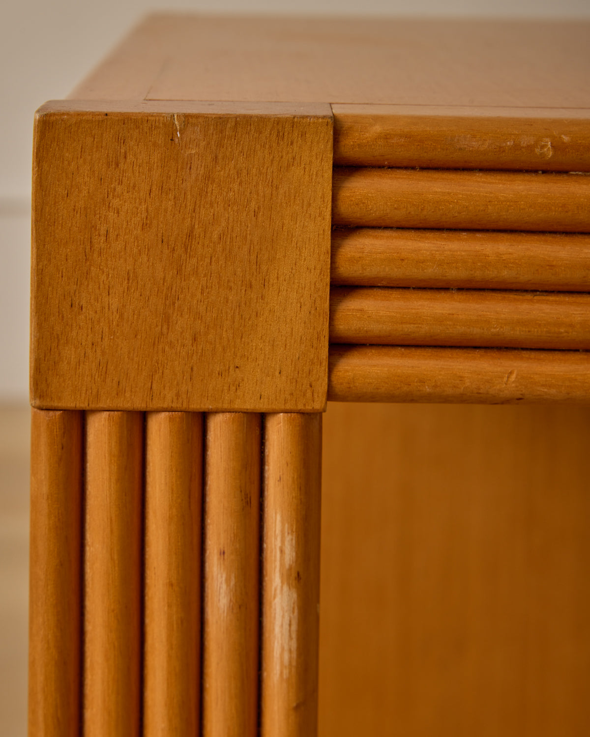 Pair of French Elm Side Tables