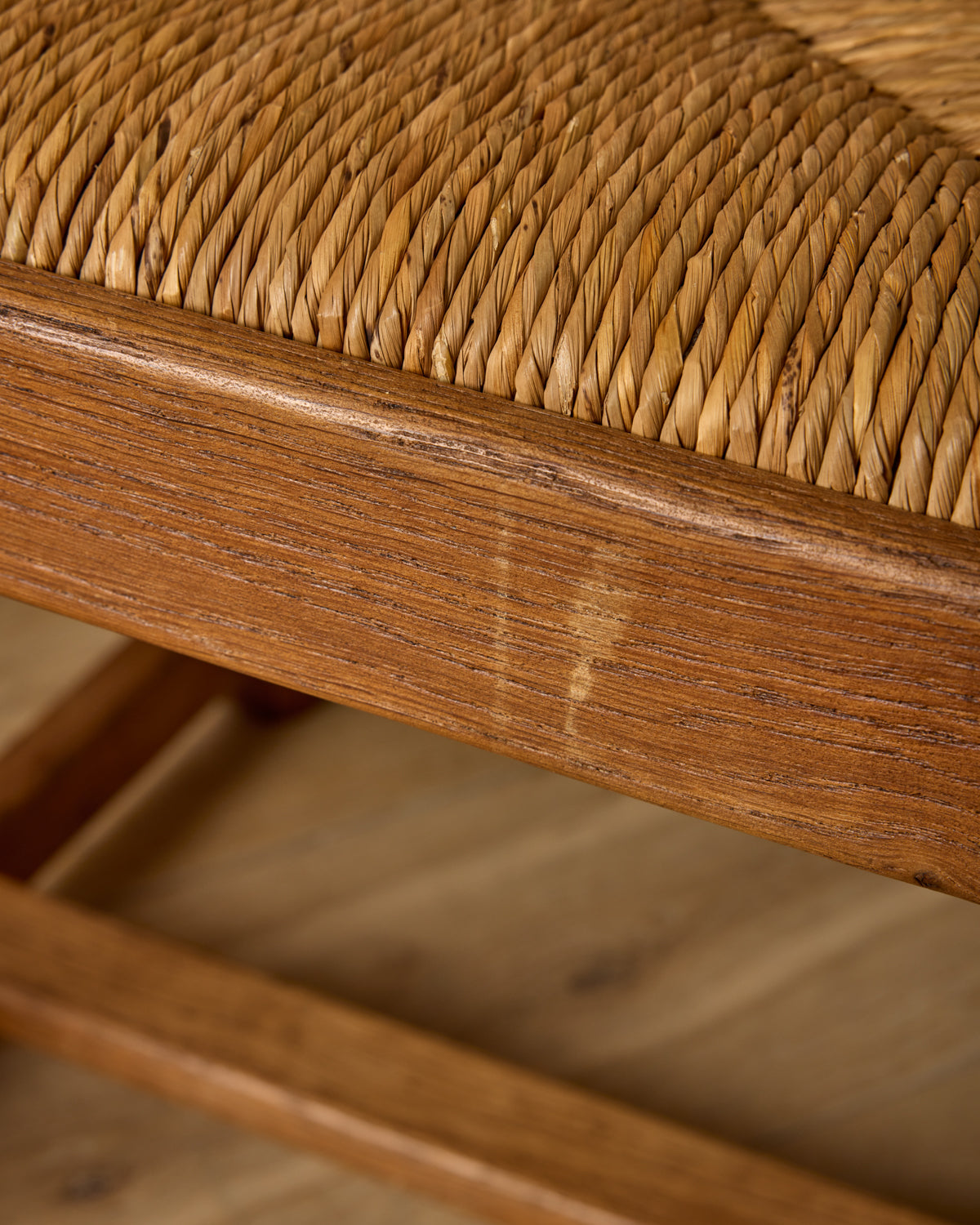 French Oak Dining Chairs - Set 8