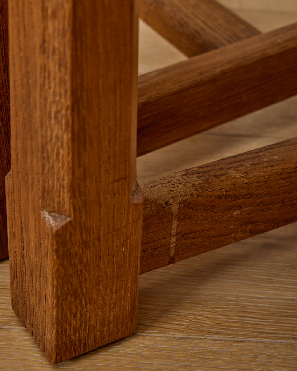 French Oak Dining Chairs - Set 8