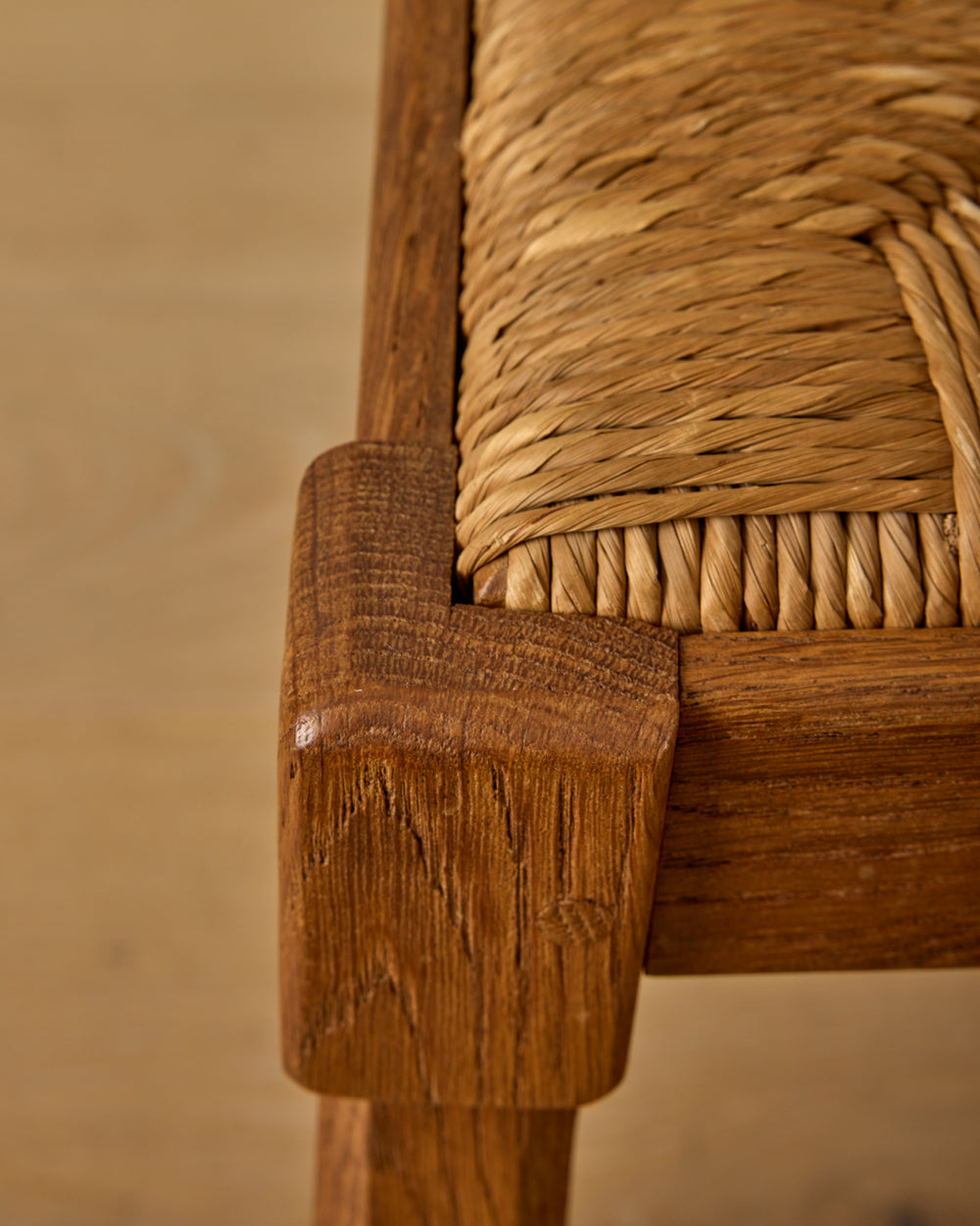 French Oak Dining Chairs - Set 8