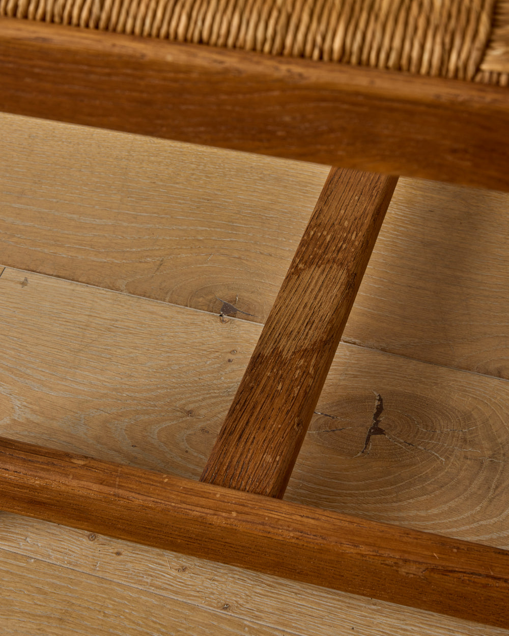 French Oak Dining Chairs - Set 8