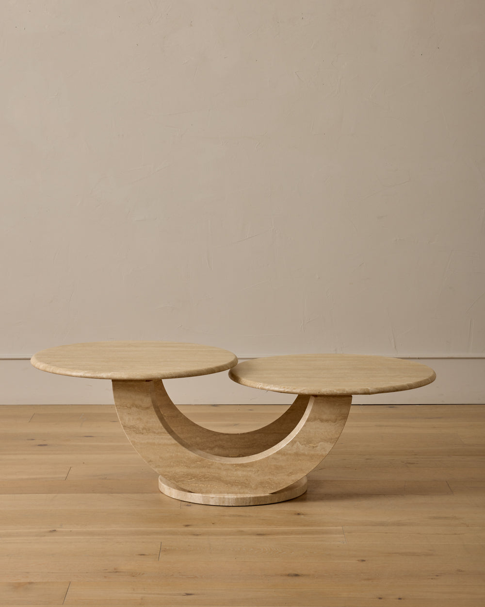 Travertine Arc Coffee Table