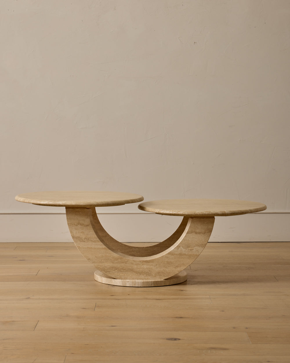 Travertine Arc Coffee Table