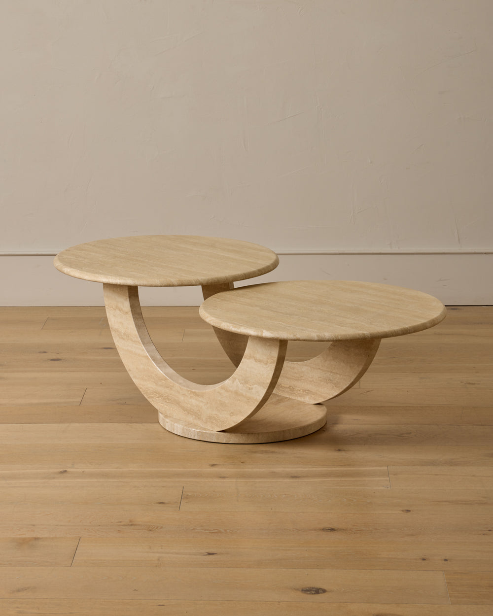 Travertine Arc Coffee Table