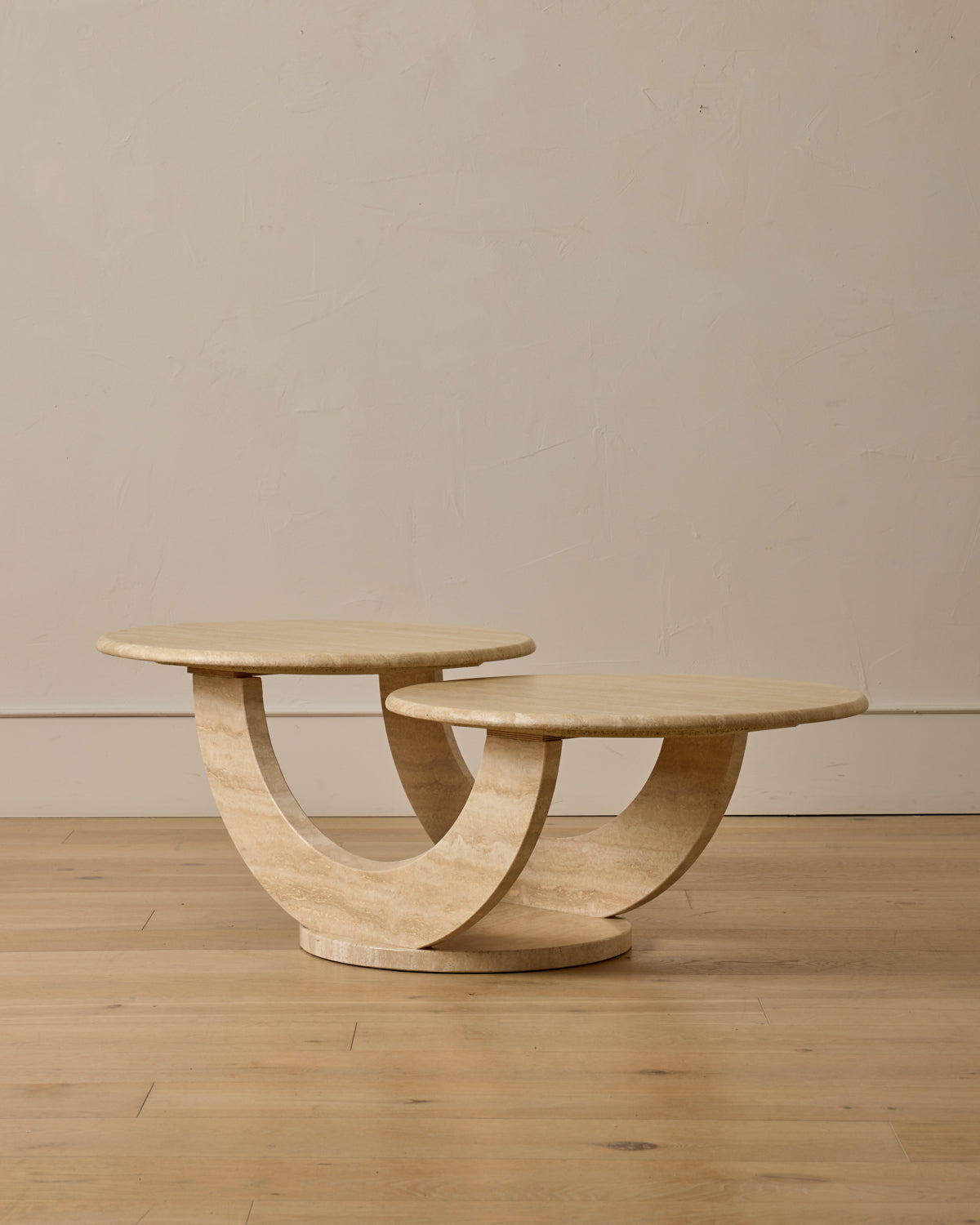 Travertine Arc Coffee Table