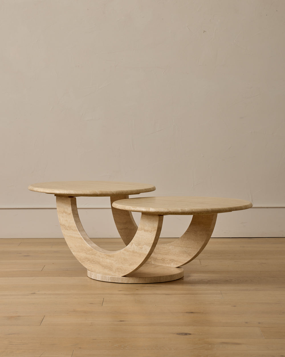 Travertine Arc Coffee Table