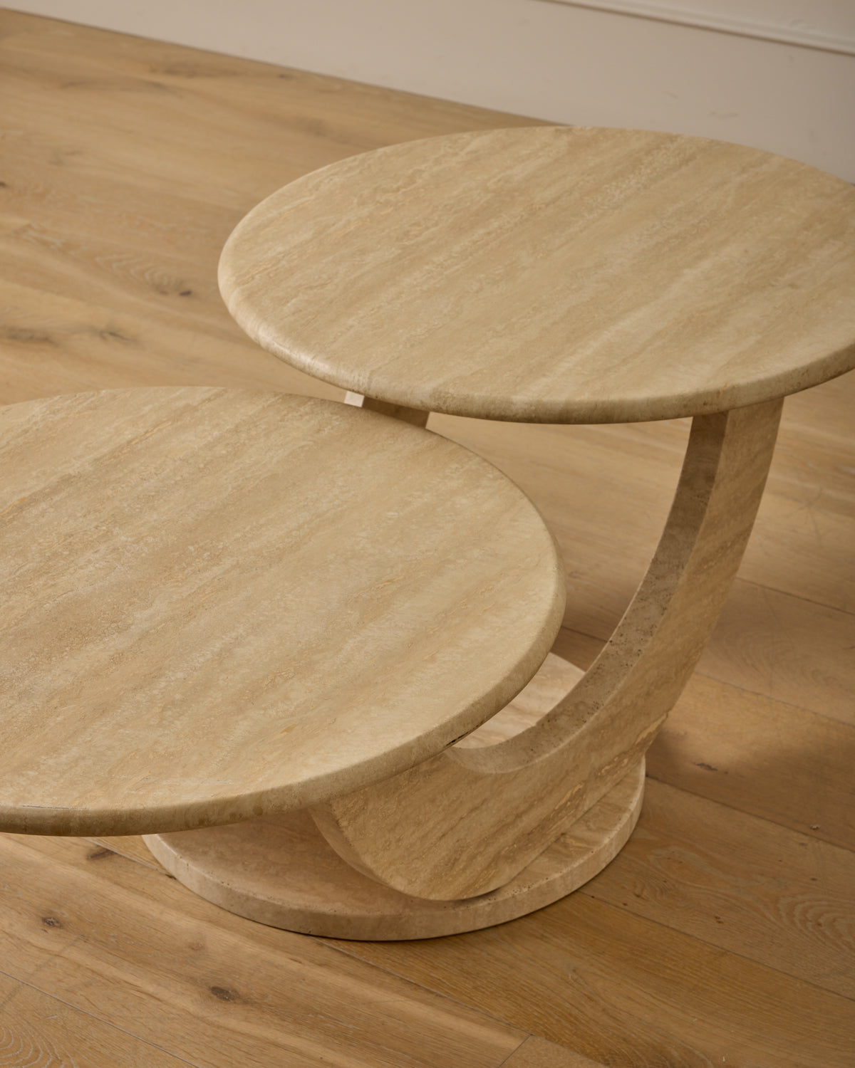 Travertine Arc Coffee Table