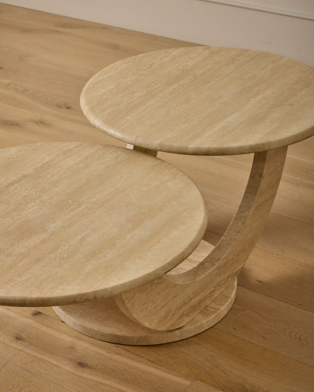 Travertine Arc Coffee Table