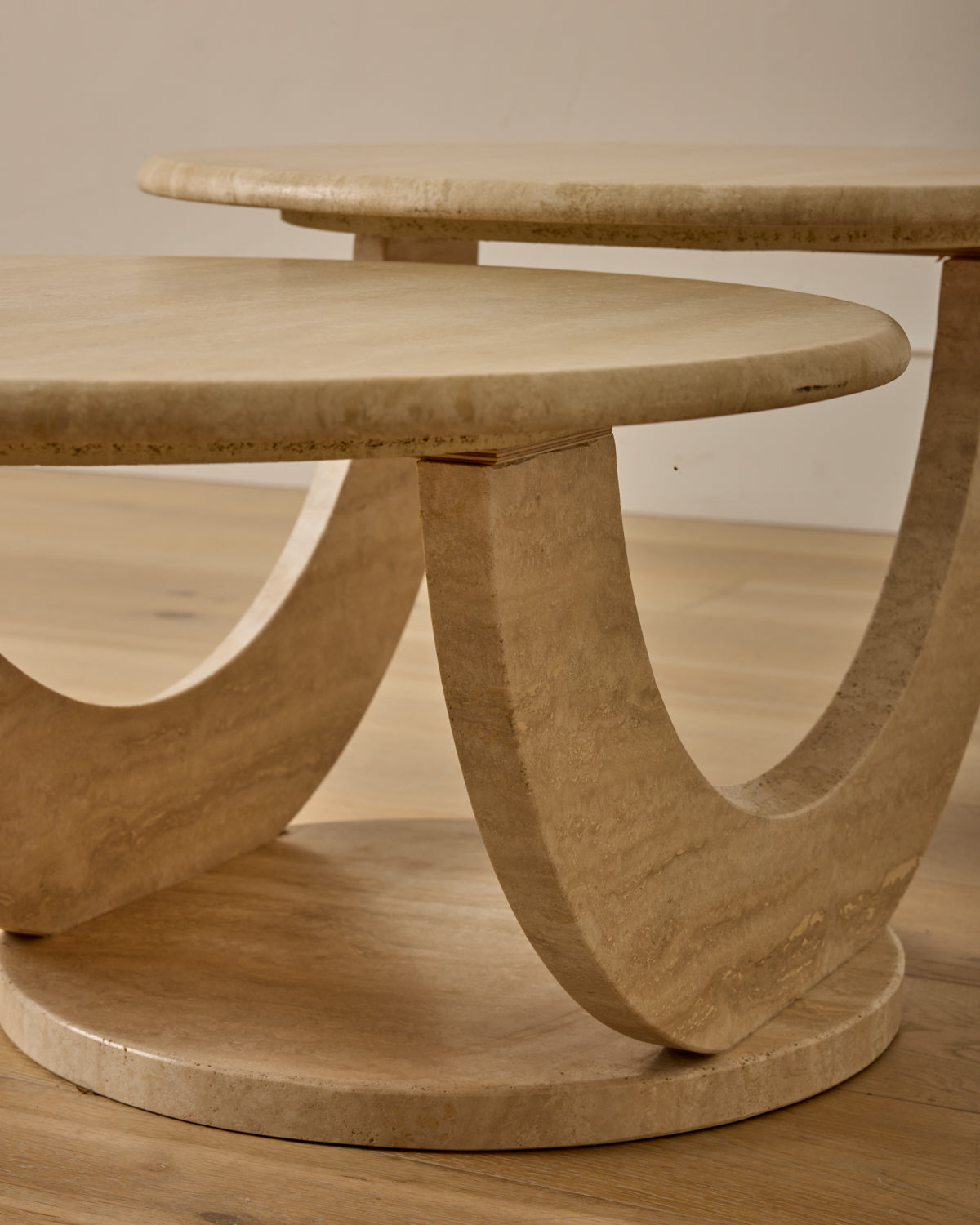 Travertine Arc Coffee Table