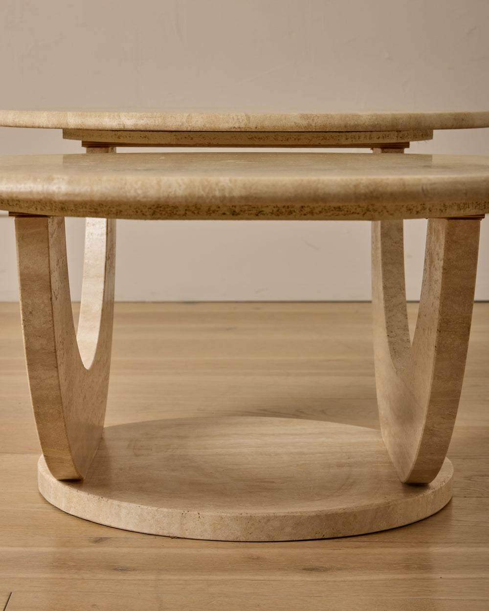 Travertine Arc Coffee Table