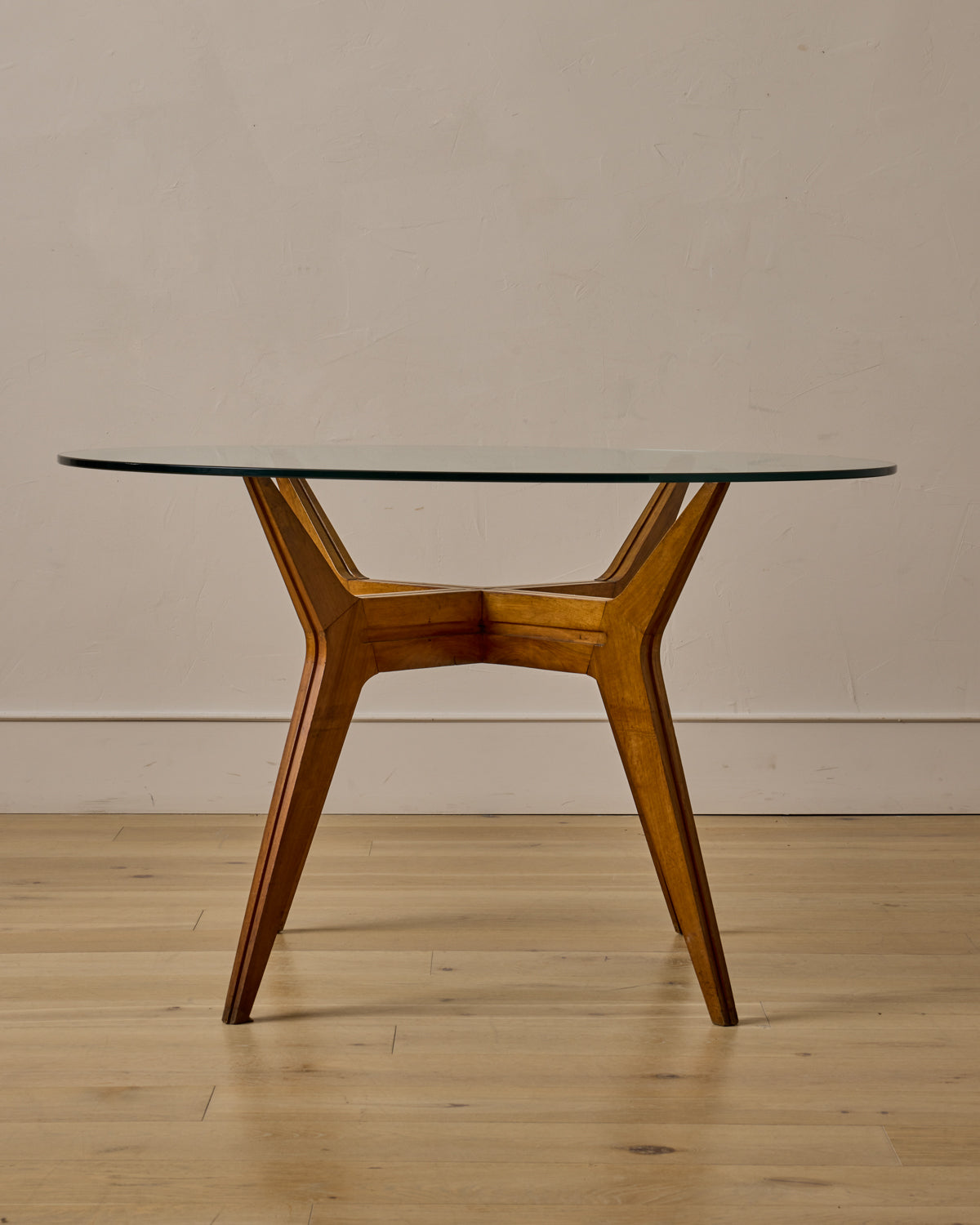 Round Glass Dining Table