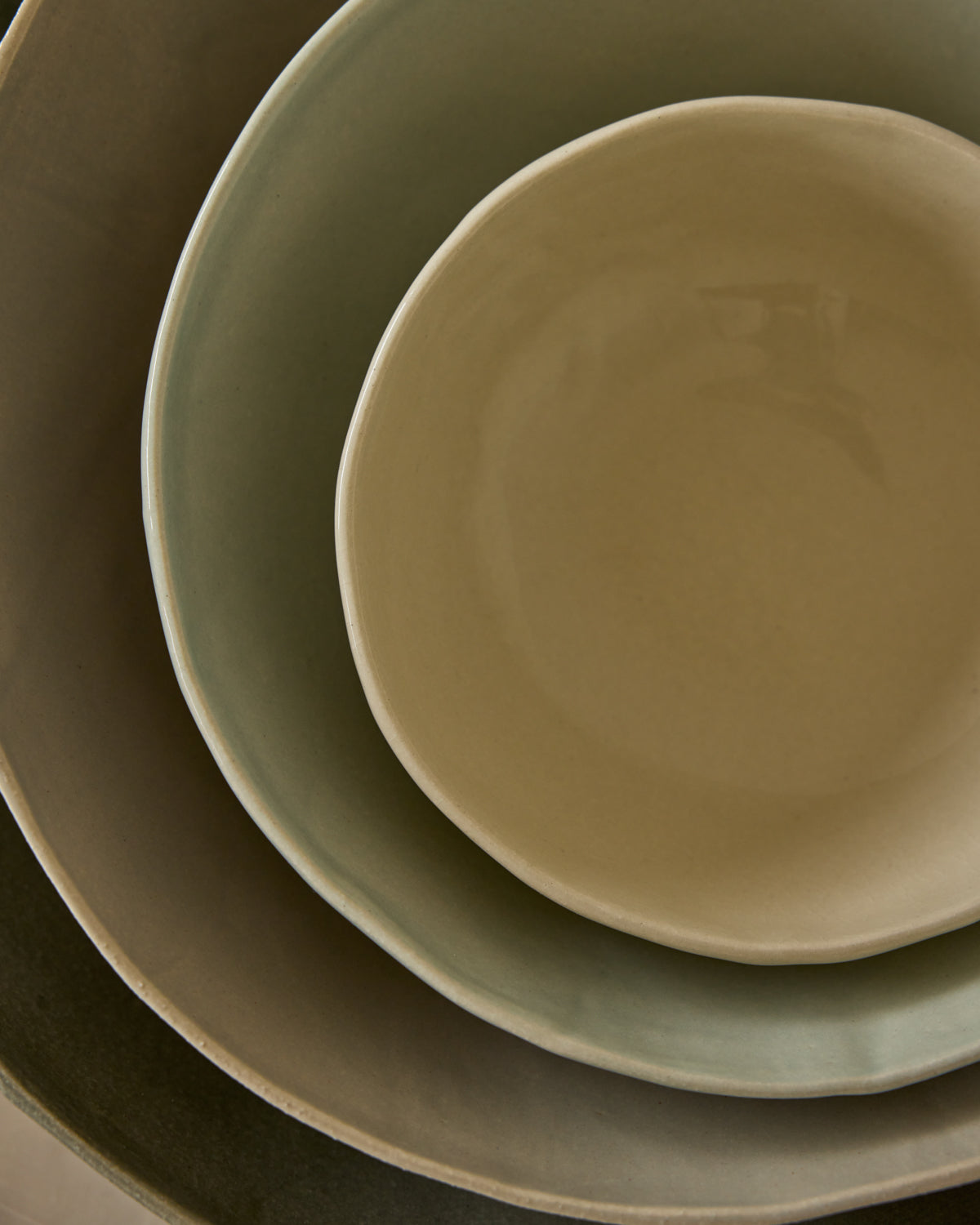 Organic Ceramic Nesting Bowls - Coastal