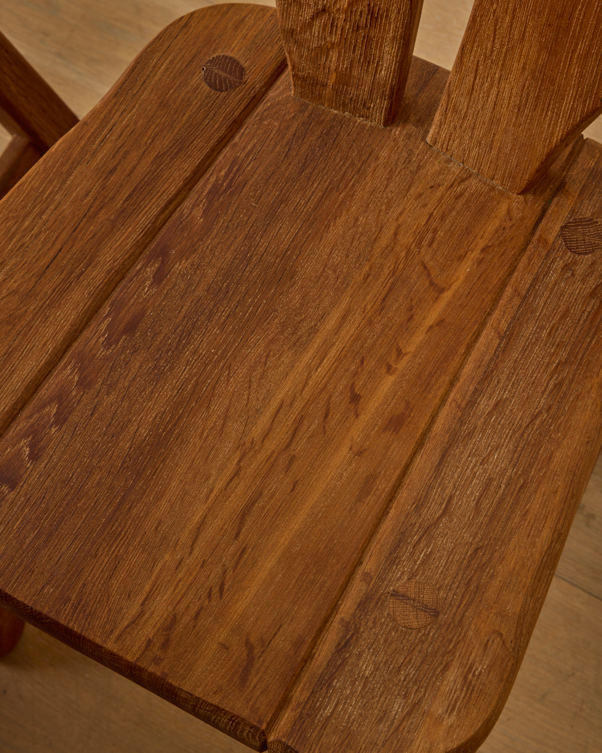 Belgian Oak Dining Chairs by De Puydt - Set of 6