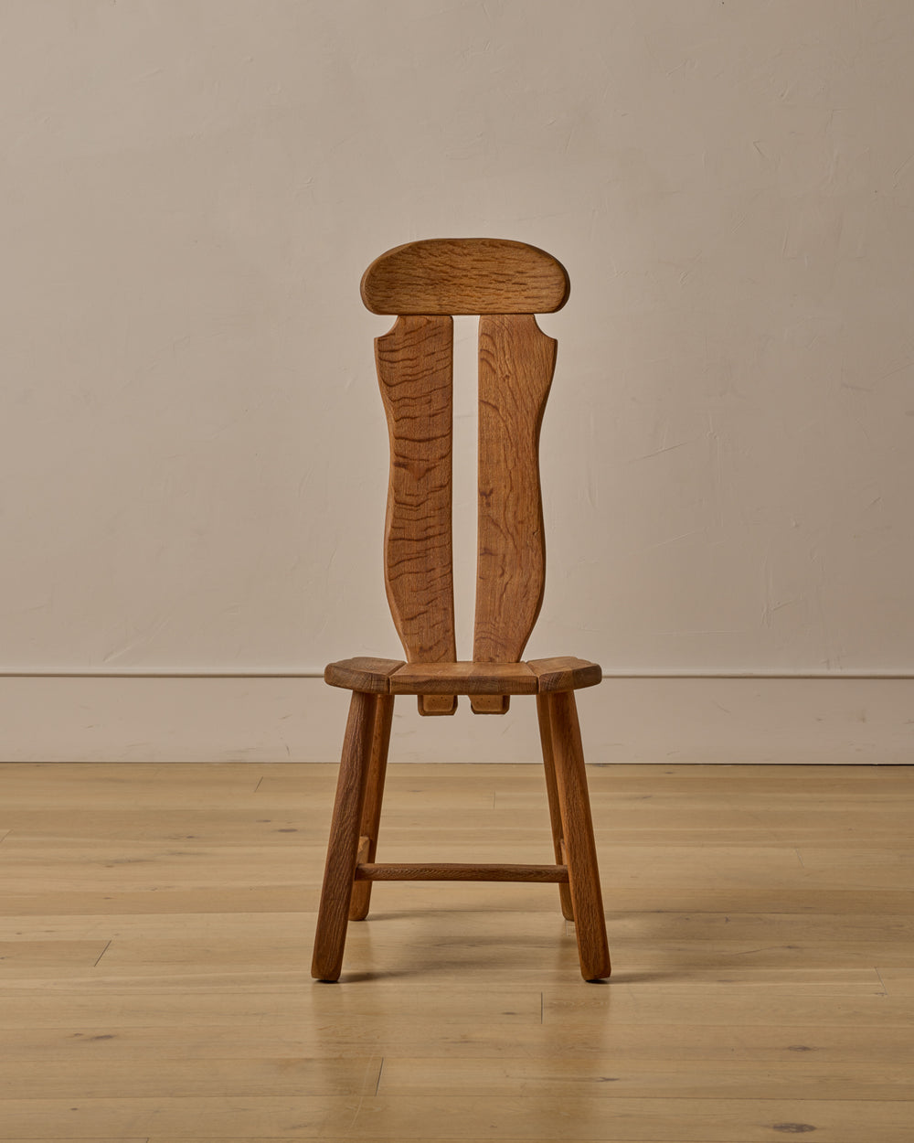 Belgian Oak Dining Chairs by De Puydt - Set of 6