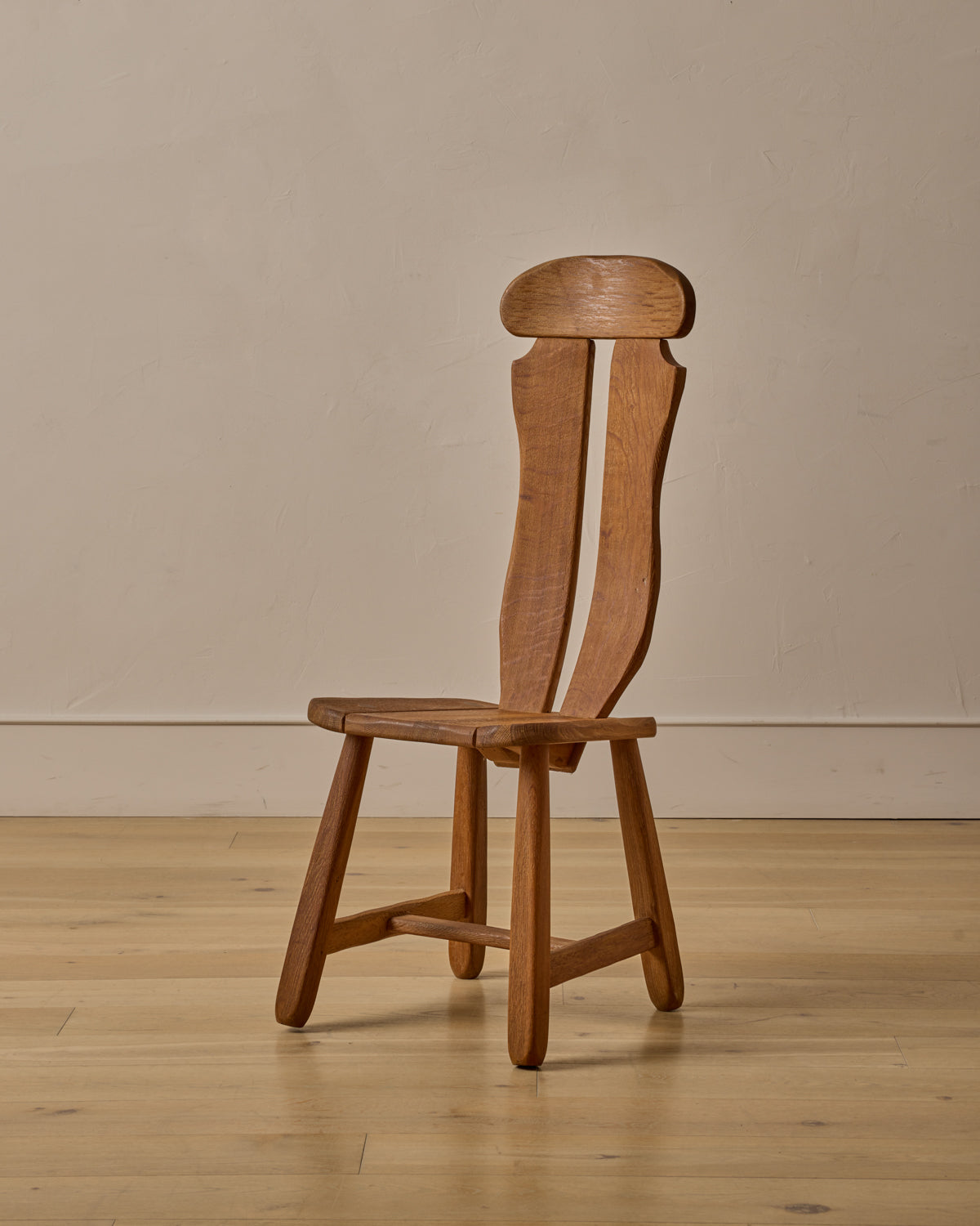 Belgian Oak Dining Chairs by De Puydt - Set of 6