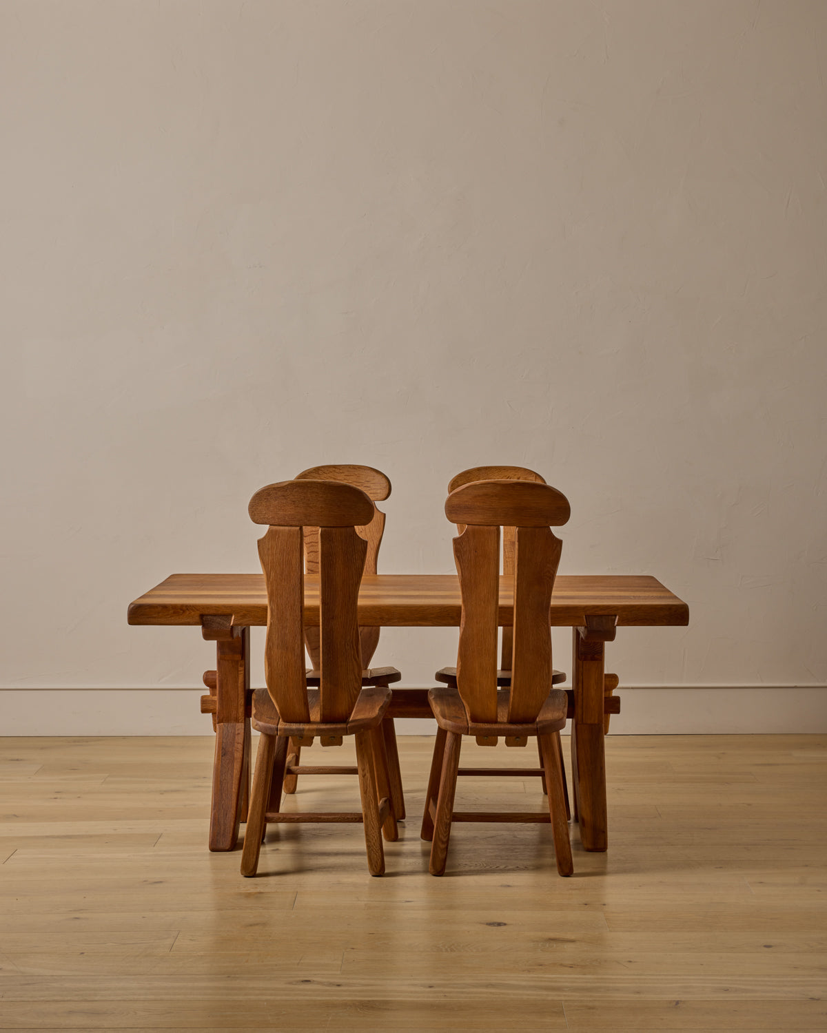 Oak Dining Table by De Puydt