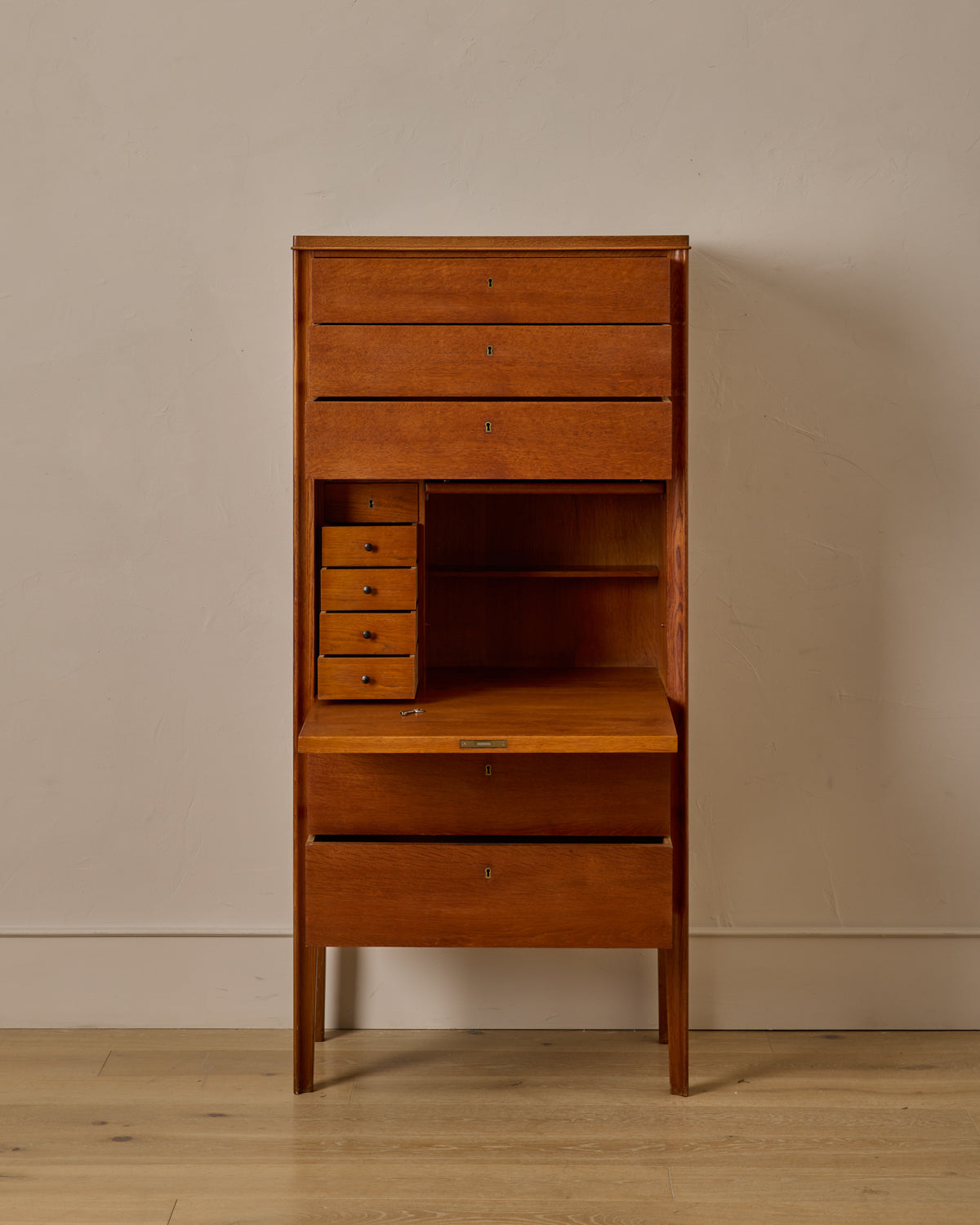 1940s Danish Dressing Cabinet with Mirror