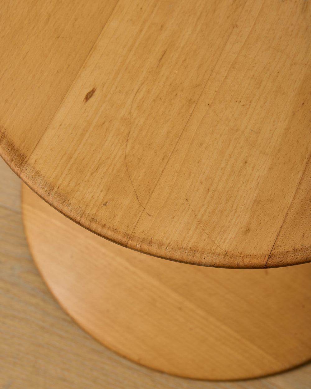 Solid Beech "Trisse" Side Table by Nanna Ditzel