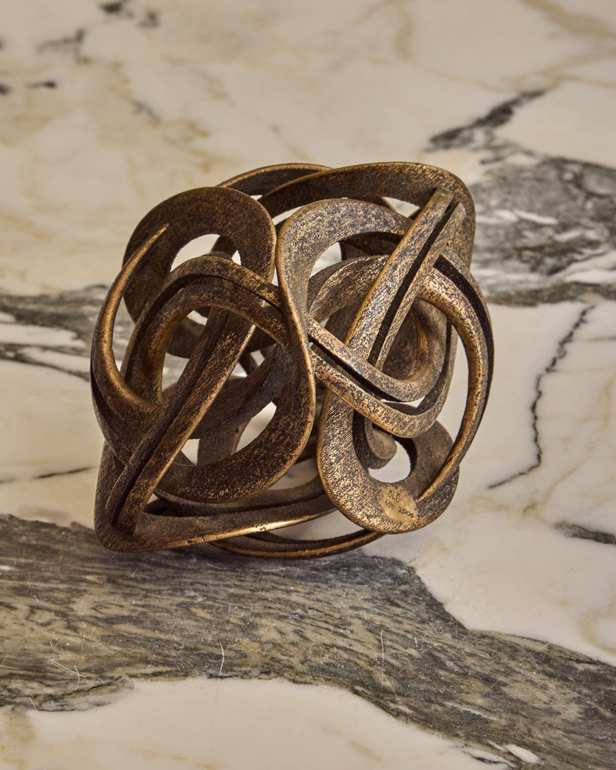 Bronze Knot Sculpture