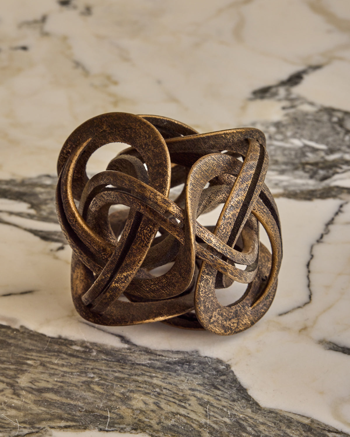 Bronze Knot Sculpture