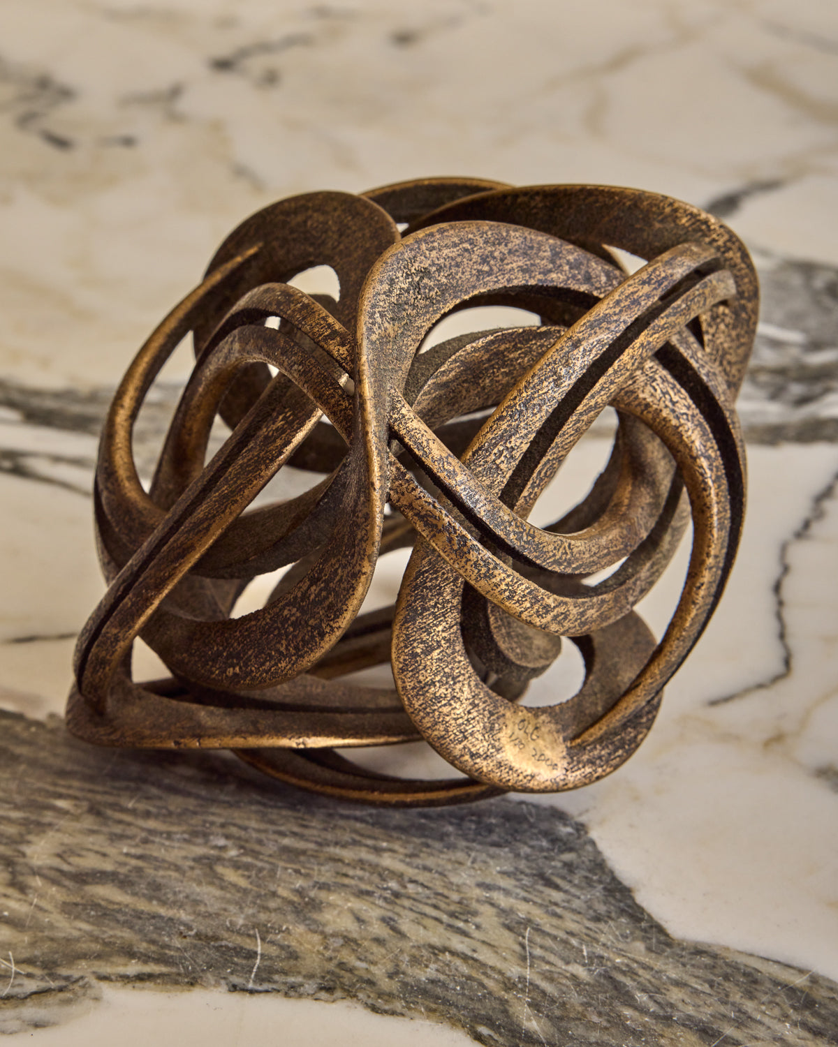 Bronze Knot Sculpture