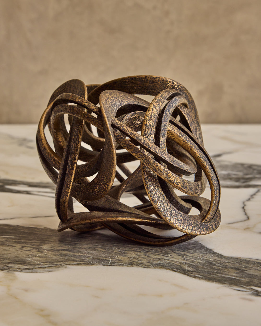 Bronze Knot Sculpture