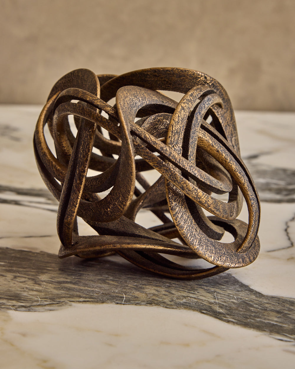 Bronze Knot Sculpture