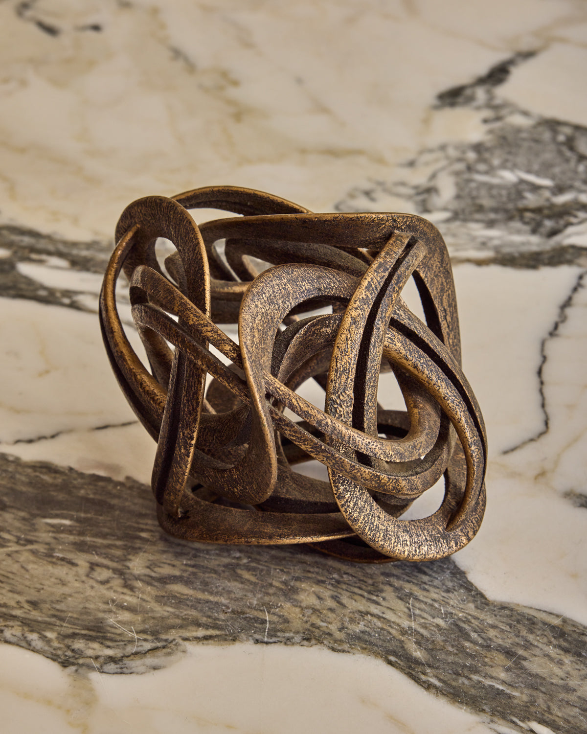 Bronze Knot Sculpture