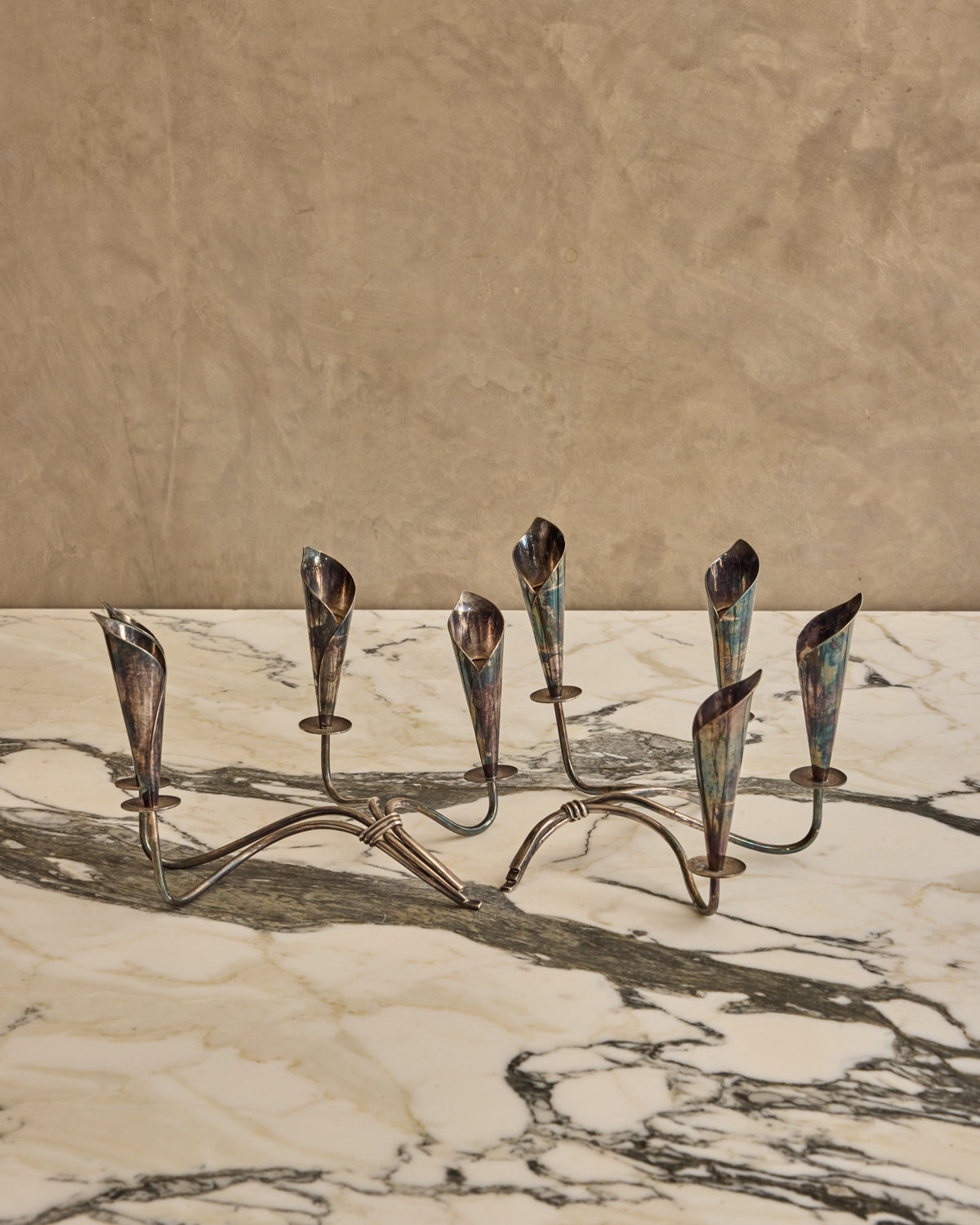 Pair of Bouquet Candelabras