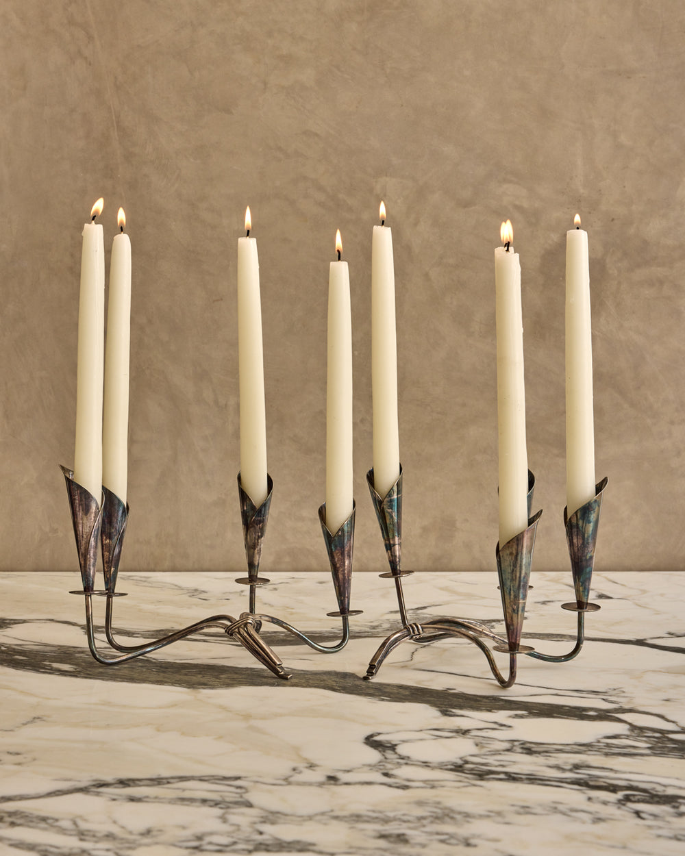 Pair of Bouquet Candelabras