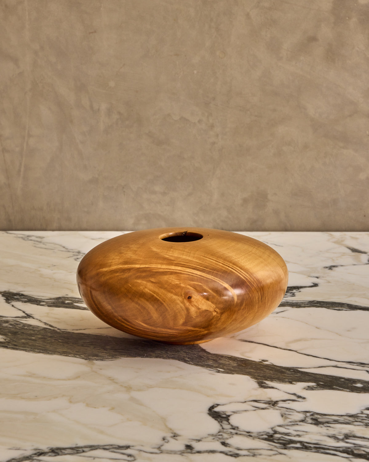 Turned Bowl Vase - Large