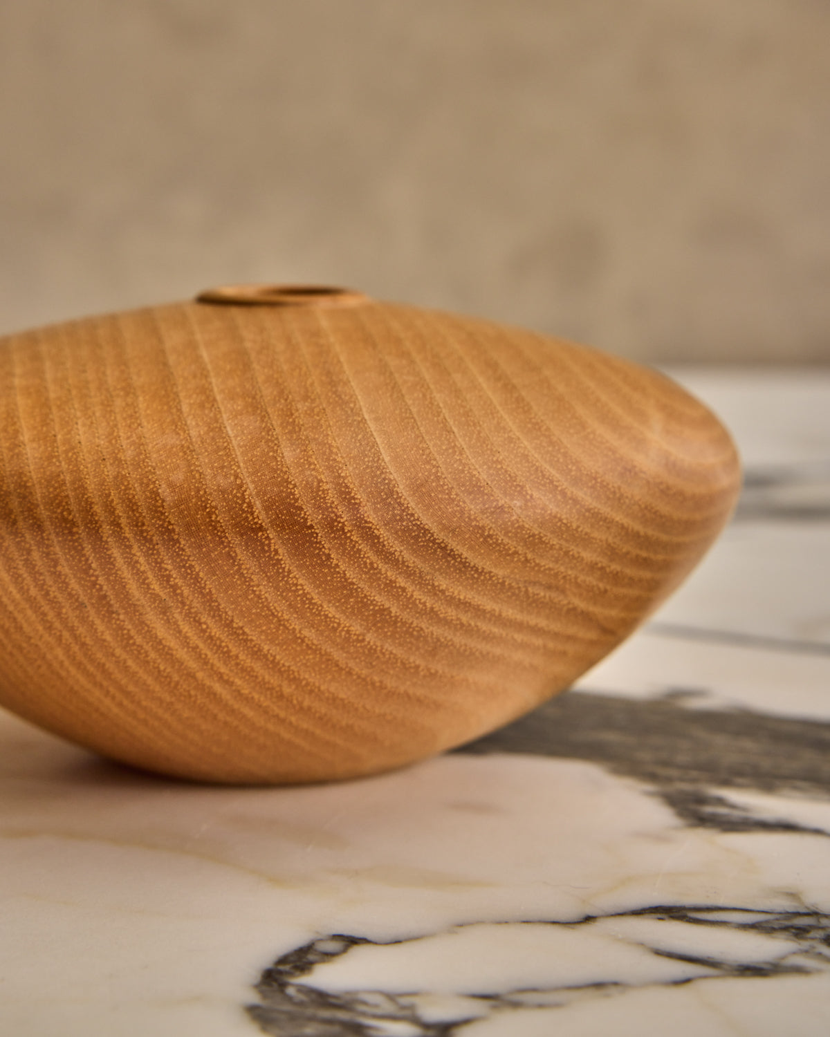 Turned Bowl Vase - Small
