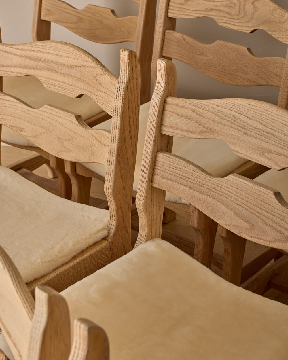 1980s Brutalist Razorback Dining Chairs - Set of 12