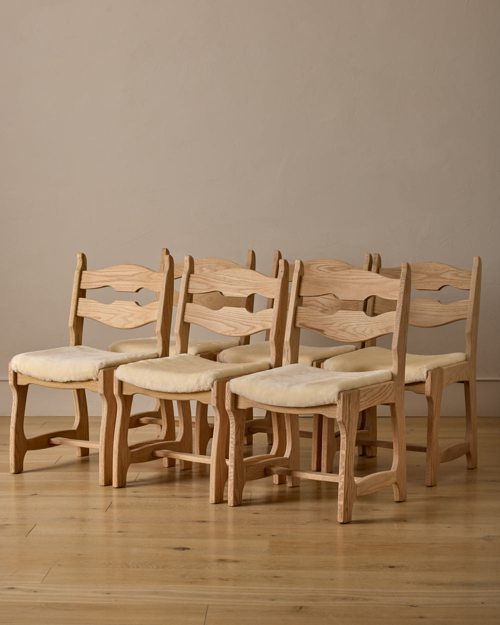 1980s Brutalist Razorback Dining Chairs - Set of 12