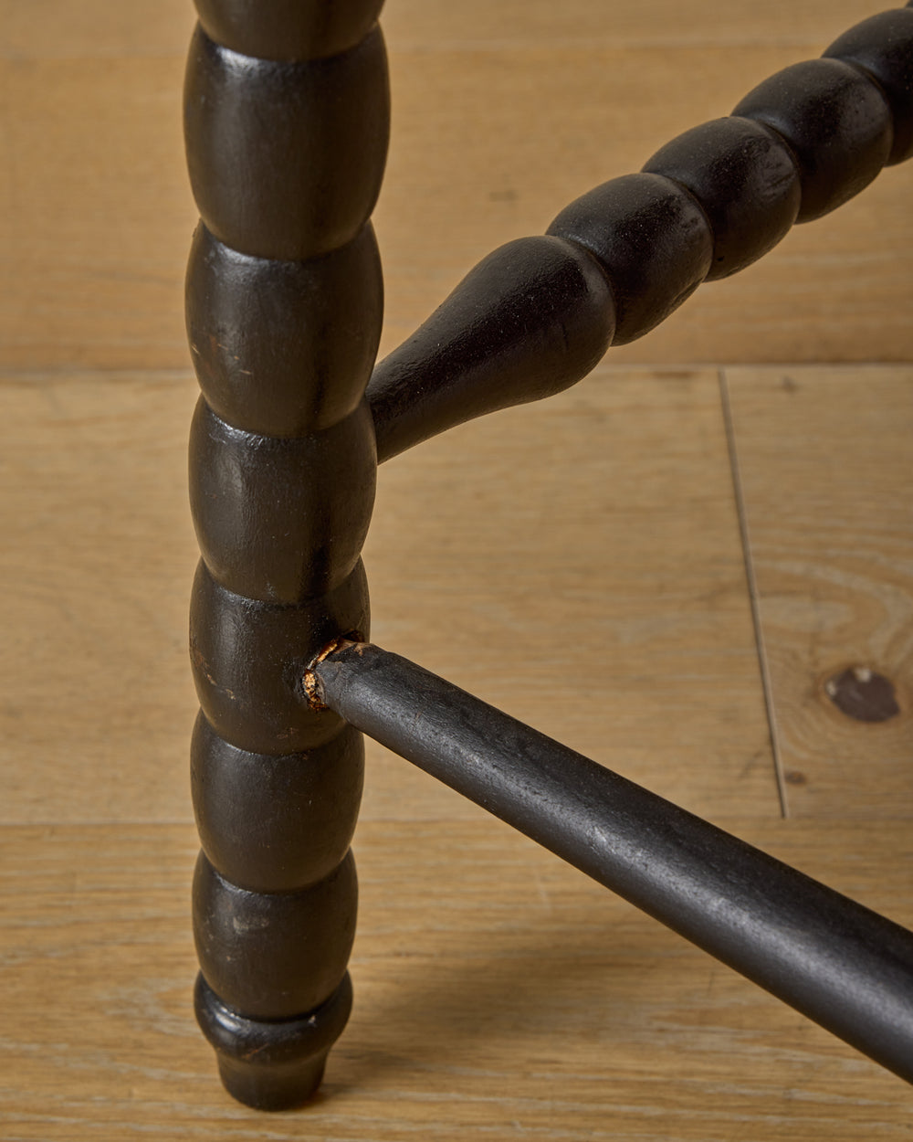 Ebonized Corner Bobbin Chair