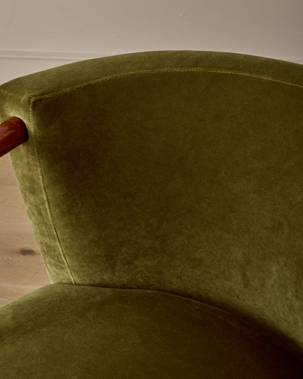 Pair of Beech Frame Easy Chairs