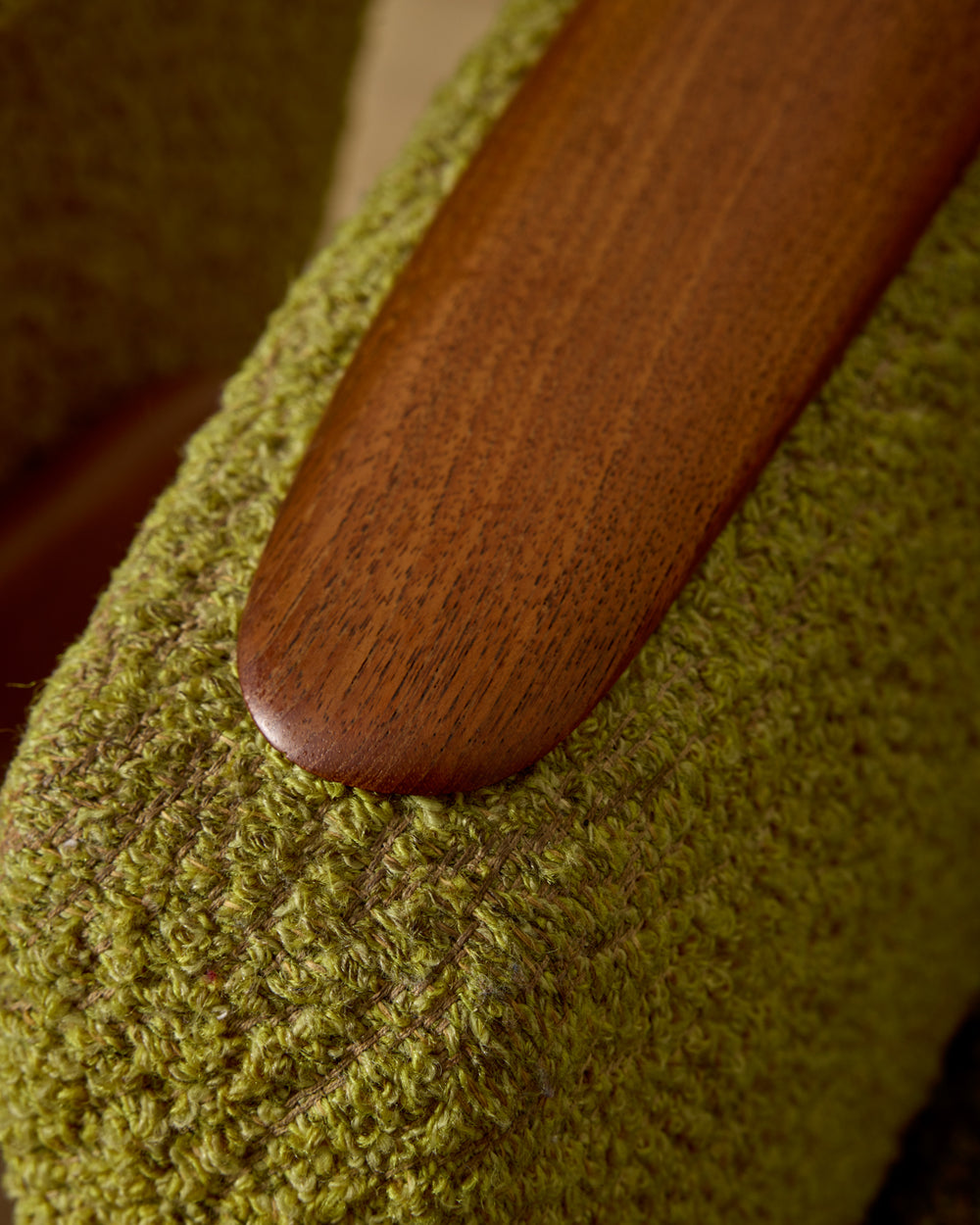 Pair of Oak Frame Easy Chairs