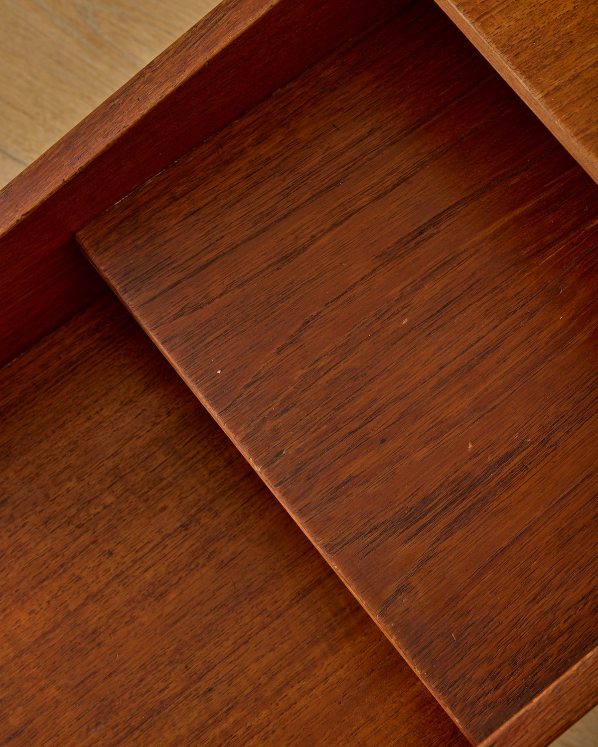 Mid-Century Teak Tiered Table
