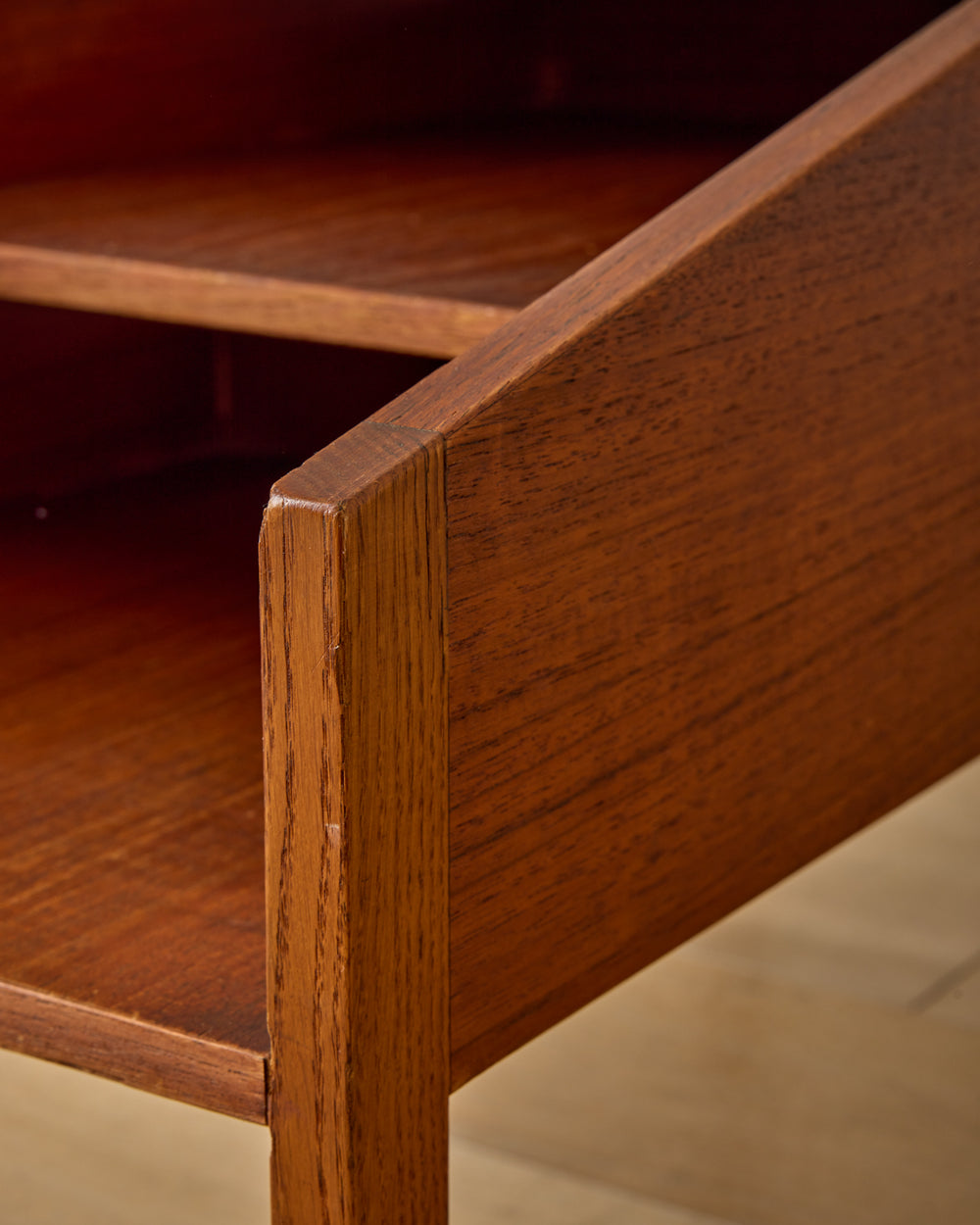 Mid-Century Teak Tiered Table